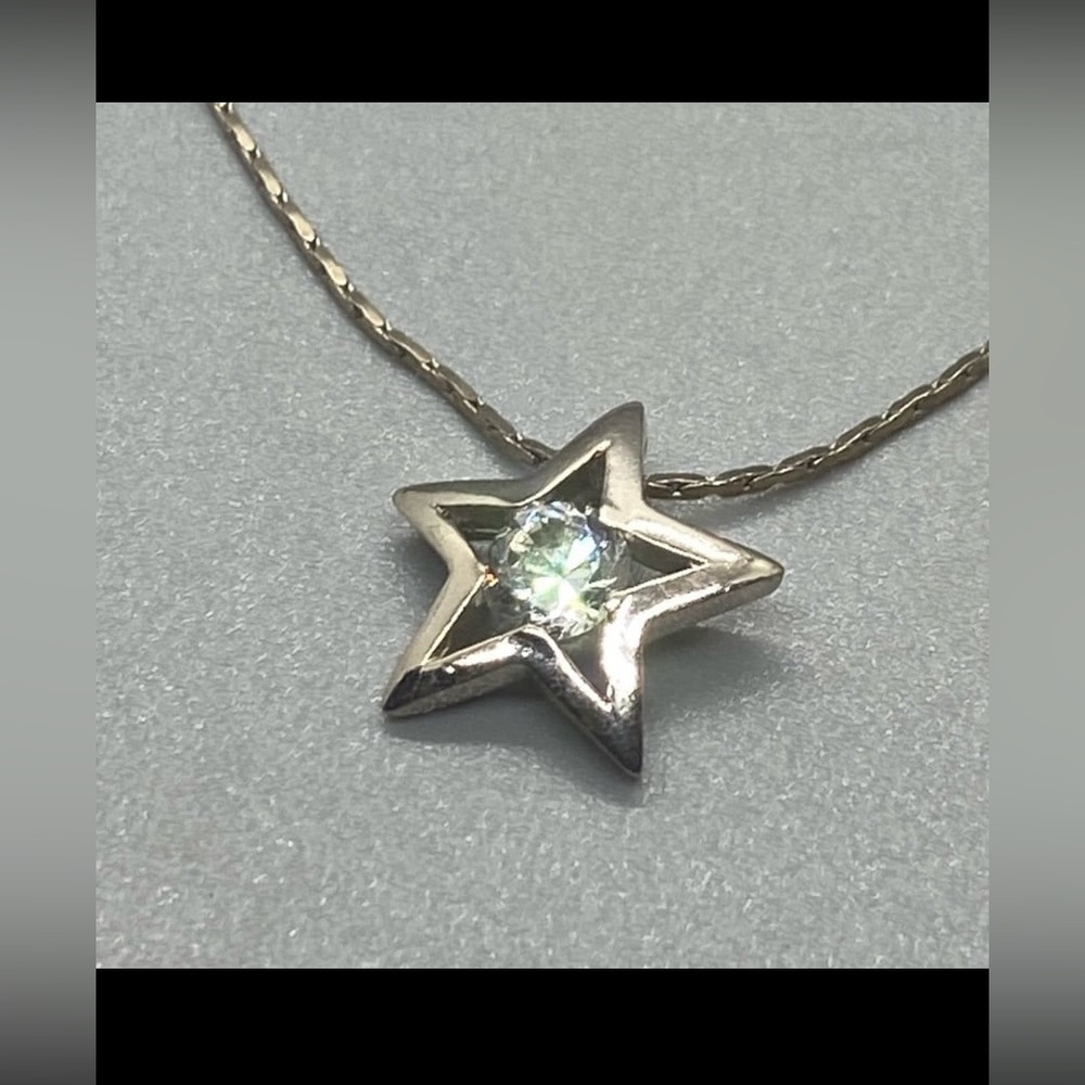 Alexa’s Angels Cubic Zirconia Star Necklace #6538